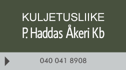 P. Haddas åkeri Kb logo
